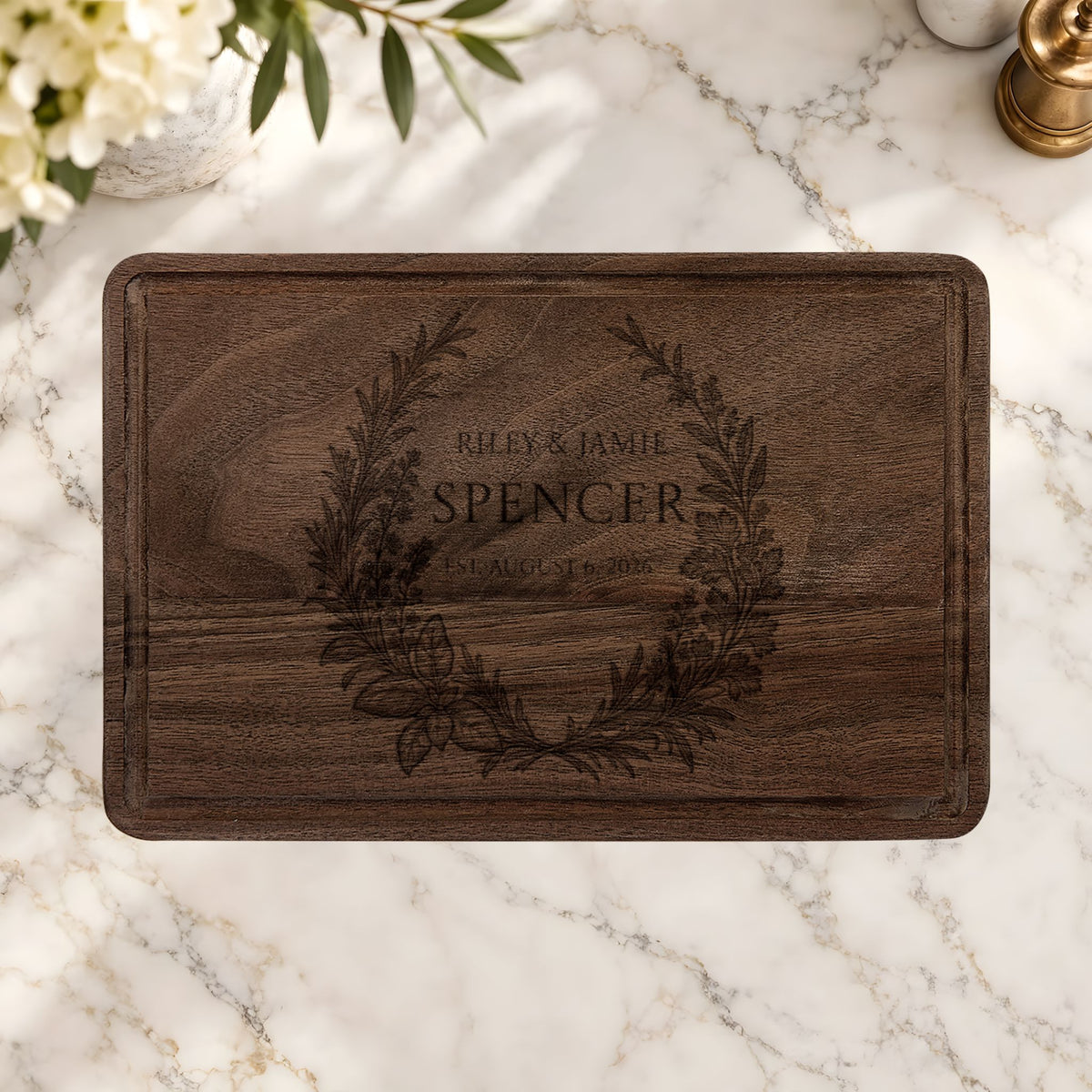 Atelier Engraved Personalized Wooden Cutting Board