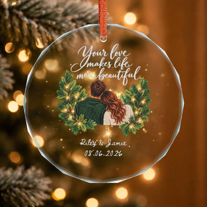 Signature Crystal Christmas Ornament