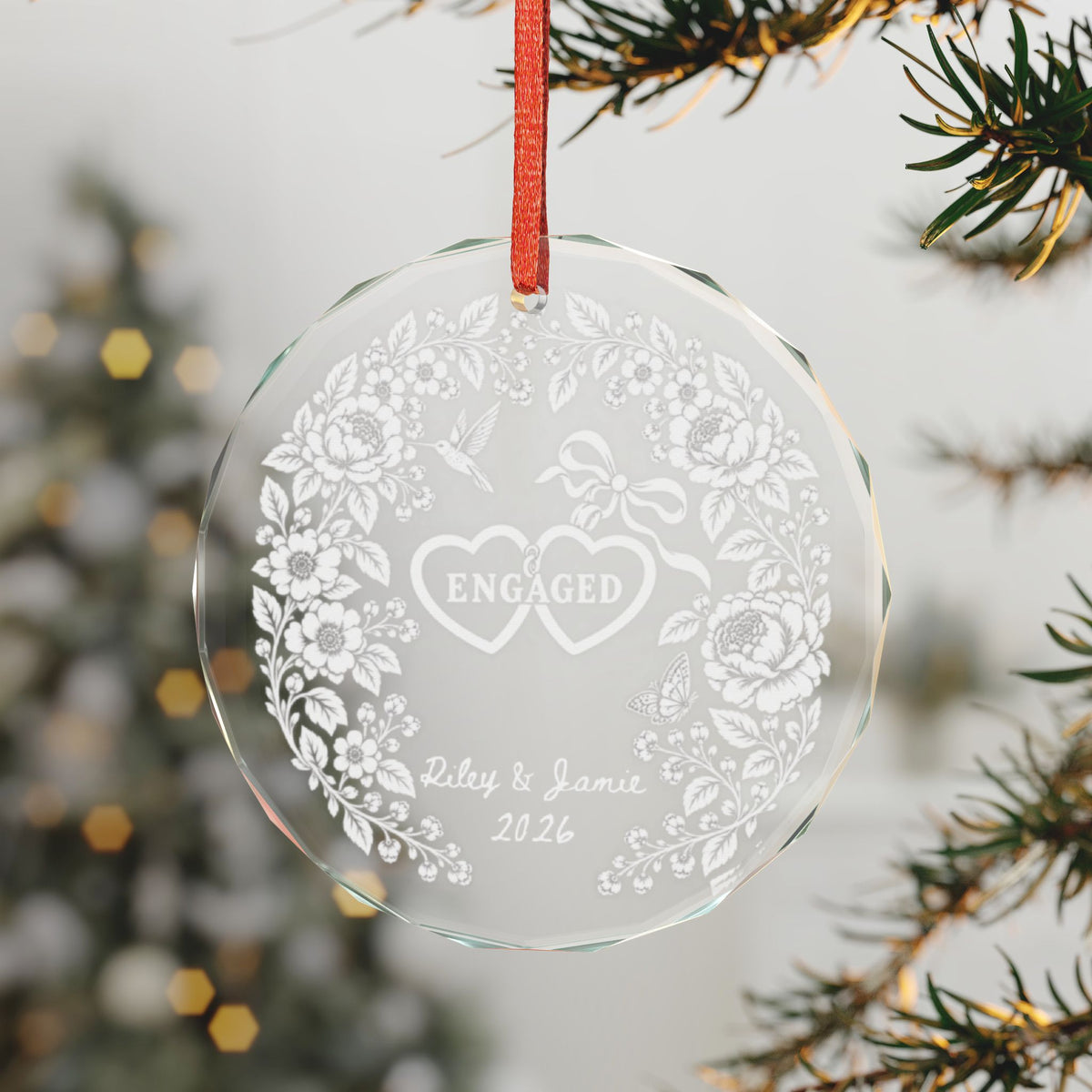 Signature Crystal Christmas Ornament