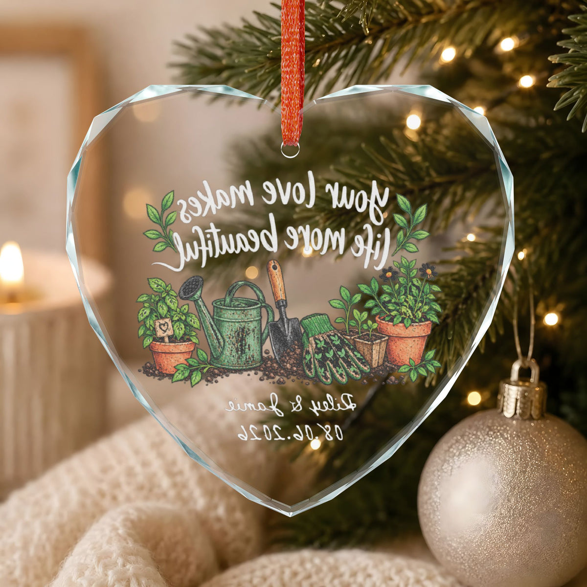 Signature Crystal Christmas Ornament