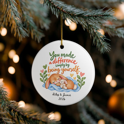 Heritage Single-Sided Ceramic Ornament
