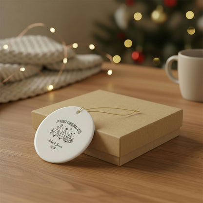 Heritage Single-Sided Ceramic Ornament