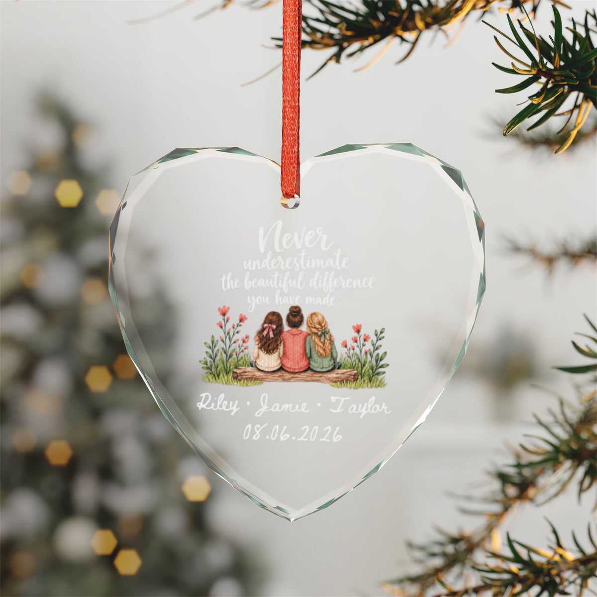 Signature Crystal Christmas Ornament