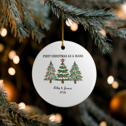 Heritage Single-Sided Ceramic Ornament