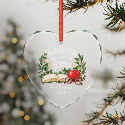 Signature Crystal Christmas Ornament