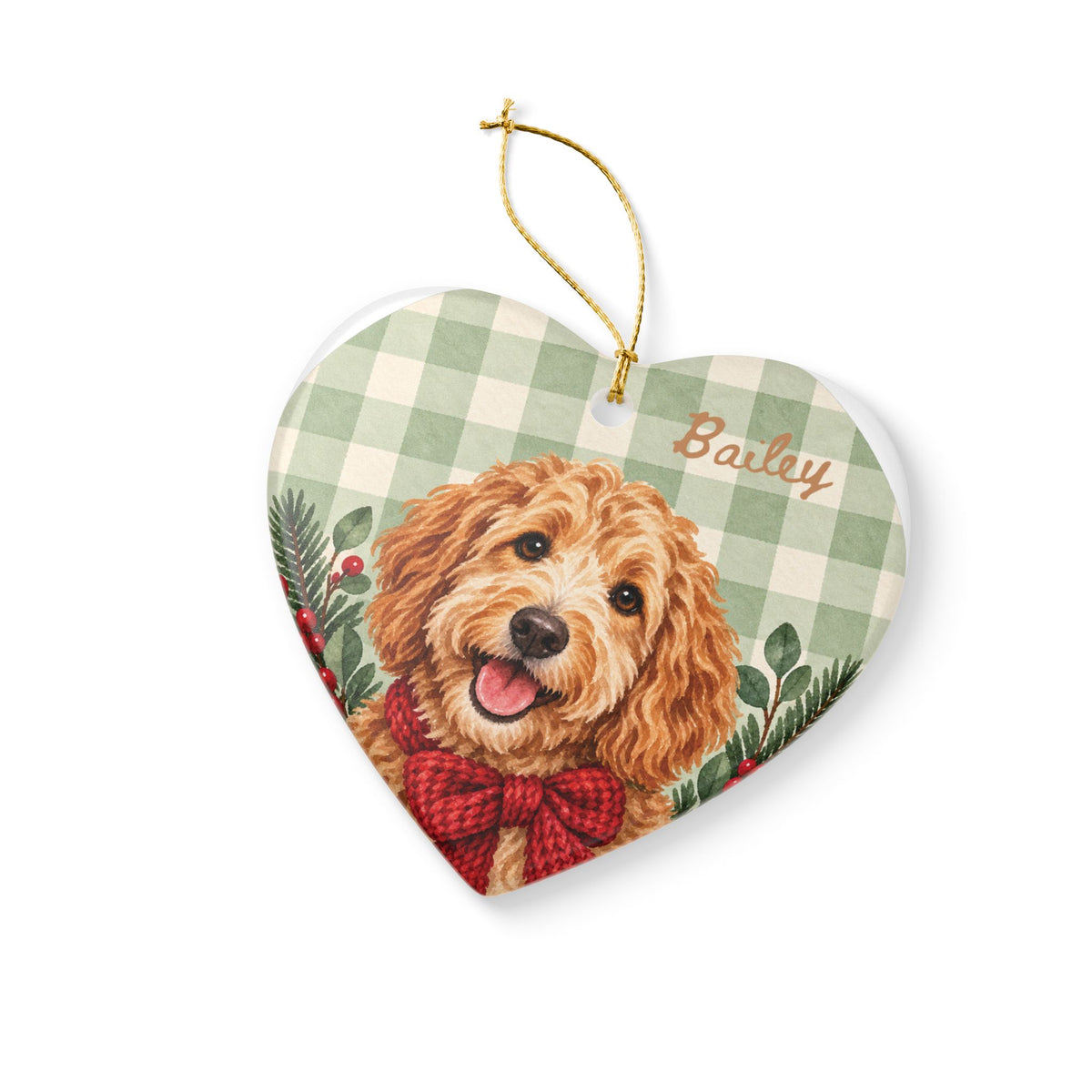 Copy of Personalized Pet Christmas Ceramic Ornament Dog & Cat Keepsake