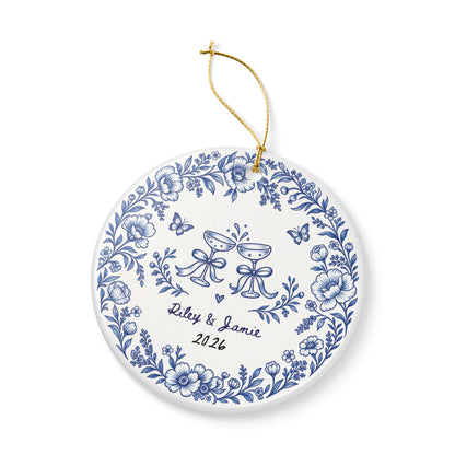 Heritage Single-Sided Ceramic Ornament