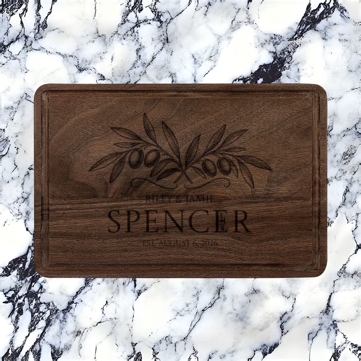 Atelier Engraved Personalized Wooden Cutting Board