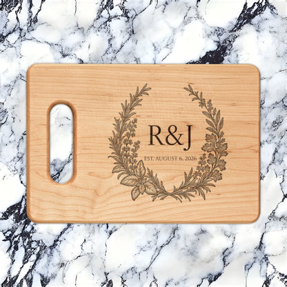 Atelier Engraved Personalized Wooden Cutting Board