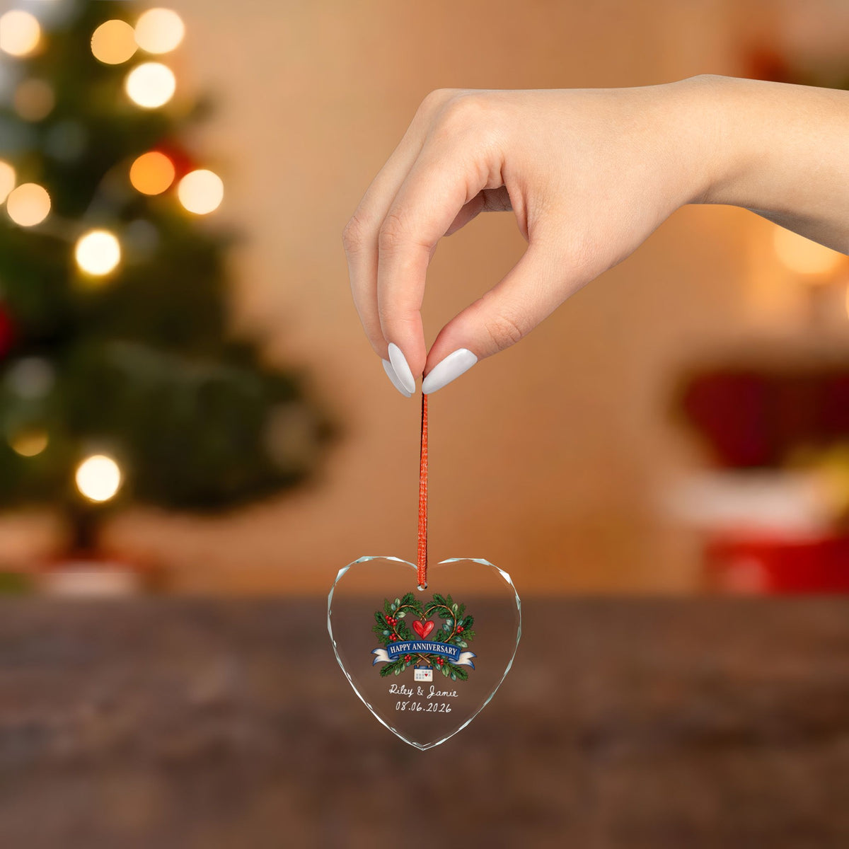Signature Crystal Christmas Ornament