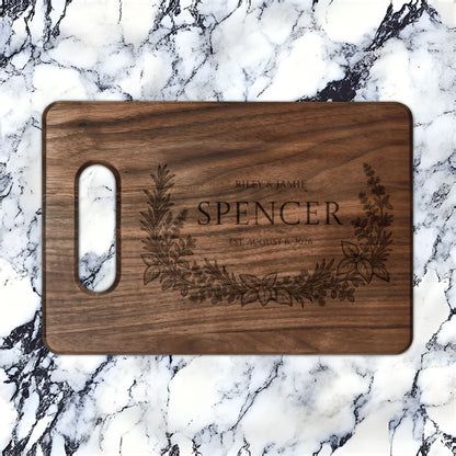 Atelier Engraved Personalized Wooden Cutting Board