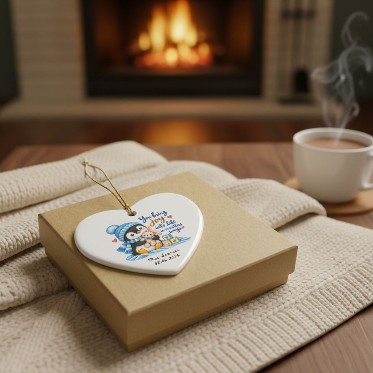 Heritage Single-Sided Ceramic Ornament