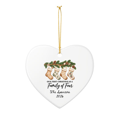 Heritage Single-Sided Ceramic Ornament