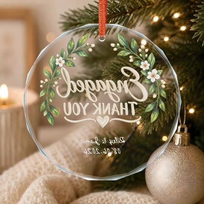 Signature Crystal Christmas Ornament