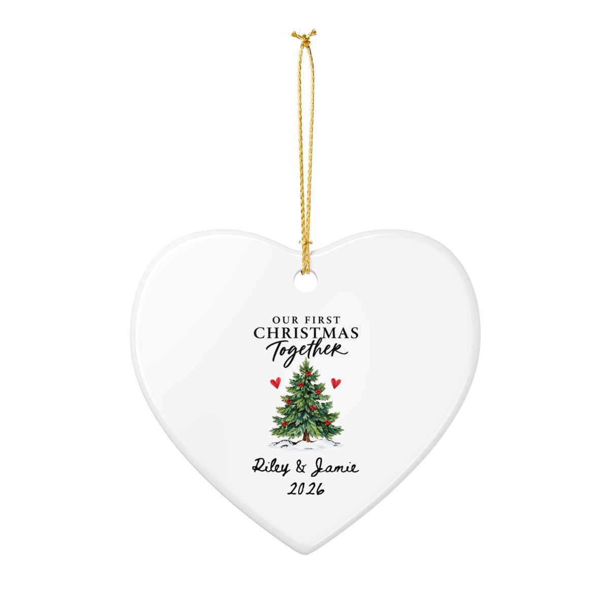 Heritage Single-Sided Ceramic Ornament