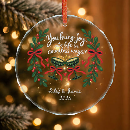 Signature Crystal Christmas Ornament