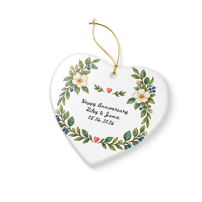 Heritage Single-Sided Ceramic Ornament