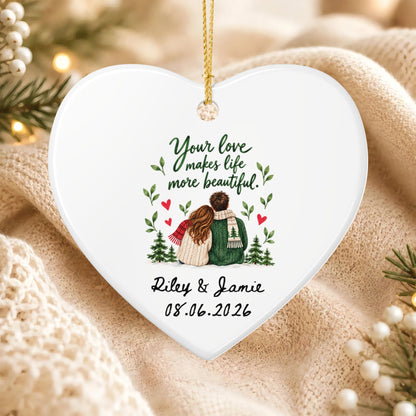 Heritage Single-Sided Ceramic Ornament