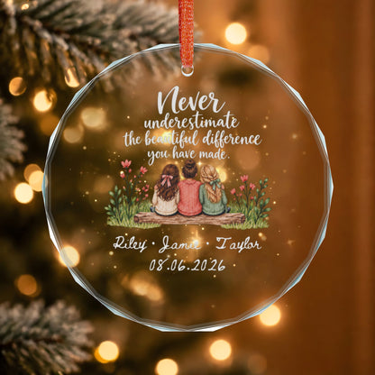 Signature Crystal Christmas Ornament