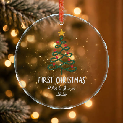 Signature Crystal Christmas Ornament