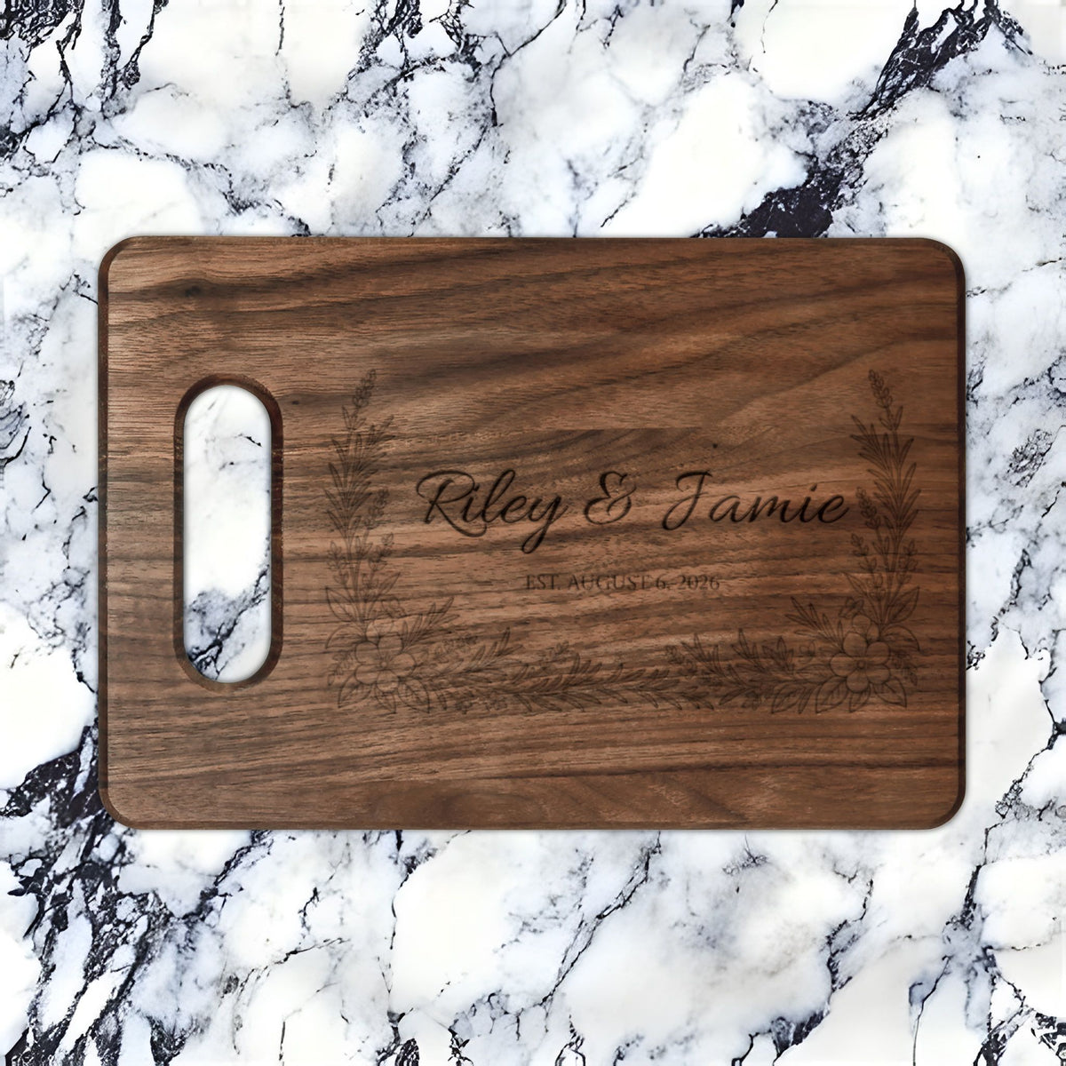 Atelier Engraved Personalized Wooden Cutting Board