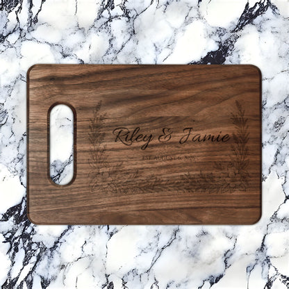Atelier Engraved Personalized Wooden Cutting Board