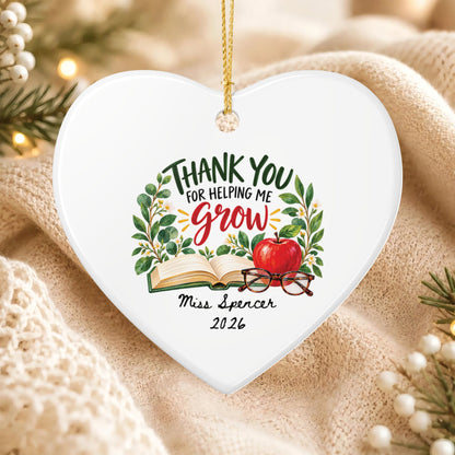 Heritage Single-Sided Ceramic Ornament
