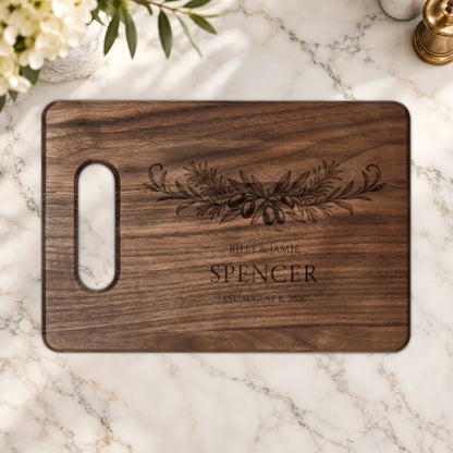 Atelier Engraved Personalized Wooden Cutting Board