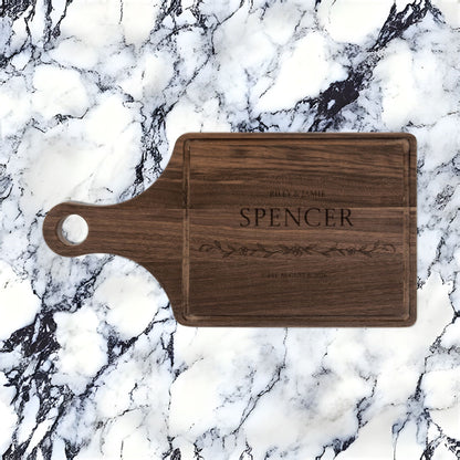 Atelier Engraved Personalized Wooden Cutting Board