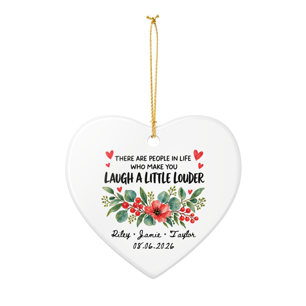 Heritage Single-Sided Ceramic Ornament