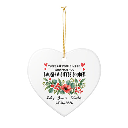 Heritage Single-Sided Ceramic Ornament