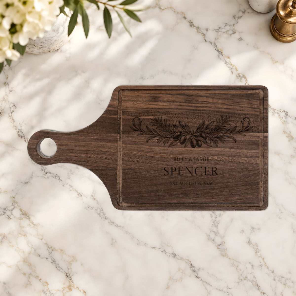 Atelier Engraved Personalized Wooden Cutting Board