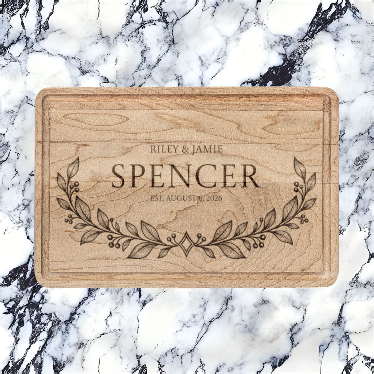 Atelier Engraved Personalized Wooden Cutting Board
