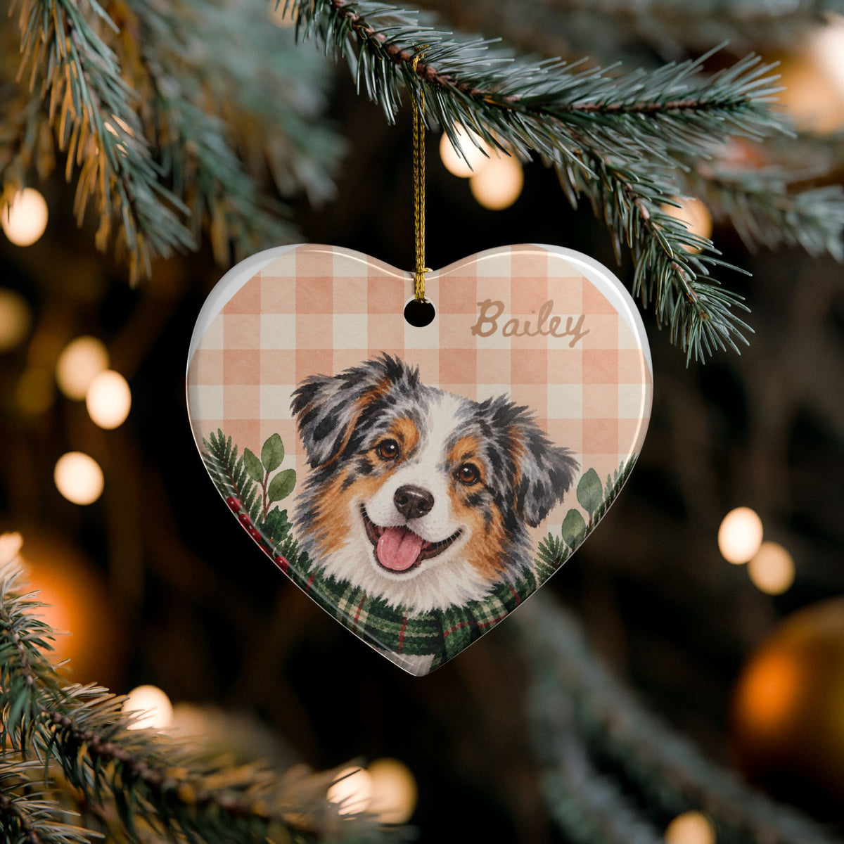 Copy of Personalized Pet Christmas Ceramic Ornament Dog & Cat Keepsake
