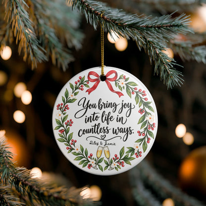 Heritage Single-Sided Ceramic Ornament