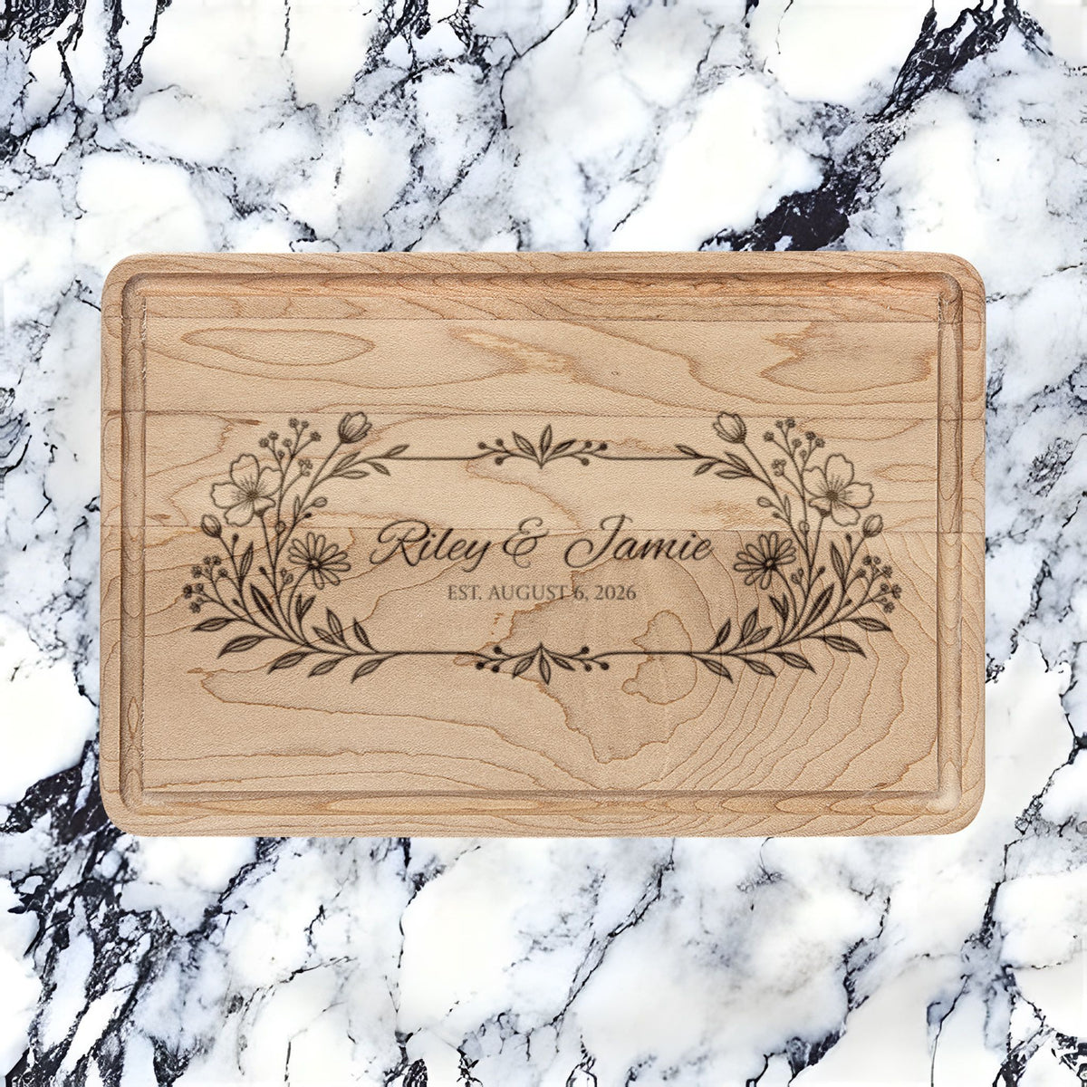 Atelier Engraved Personalized Wooden Cutting Board