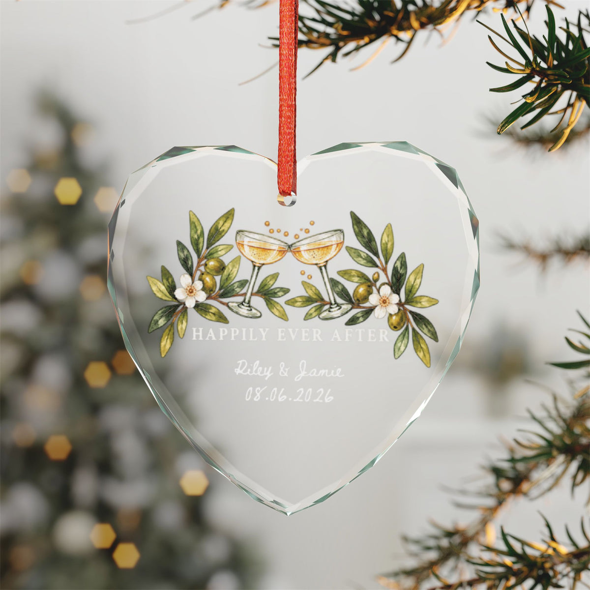 Signature Crystal Christmas Ornament