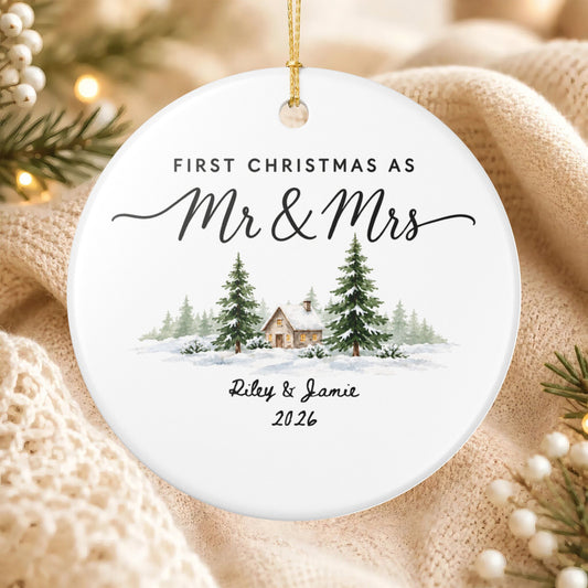 Heritage Single-Sided Ceramic Ornament
