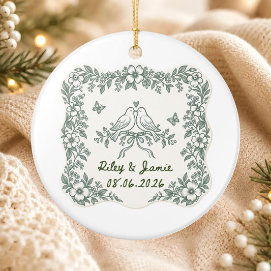 Heritage Single-Sided Ceramic Ornament