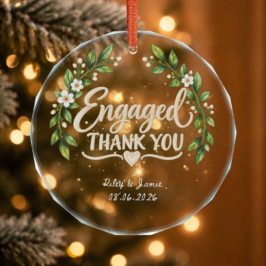 Signature Crystal Christmas Ornament