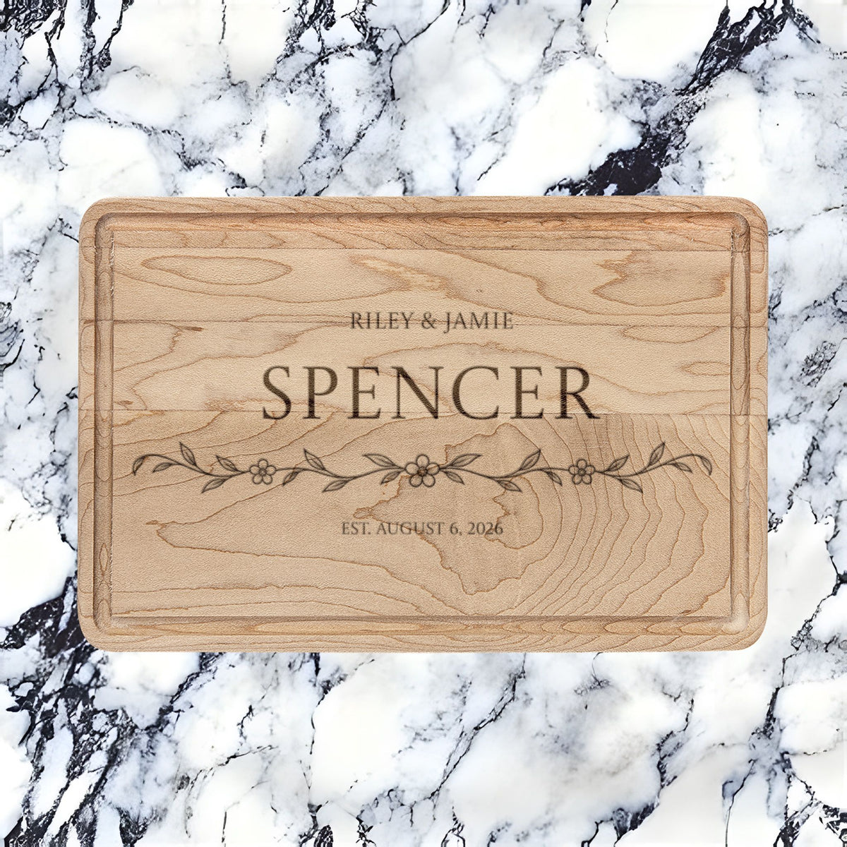 Atelier Engraved Personalized Wooden Cutting Board