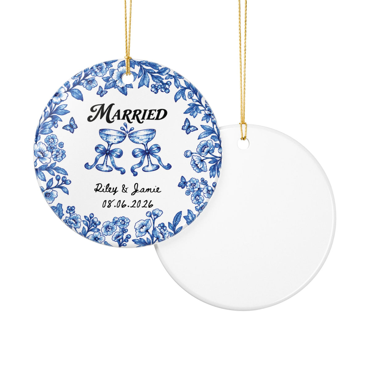 Heritage Single-Sided Ceramic Ornament