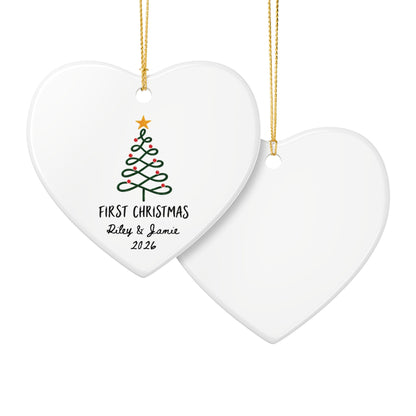 Heritage Single-Sided Ceramic Ornament