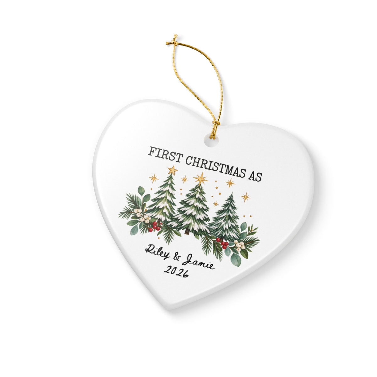 Heritage Single-Sided Ceramic Ornament
