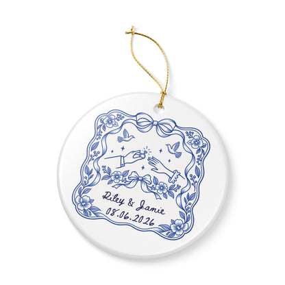 Heritage Single-Sided Ceramic Ornament