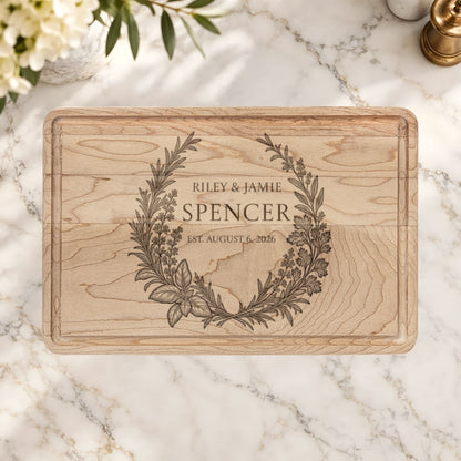 Atelier Engraved Personalized Wooden Cutting Board