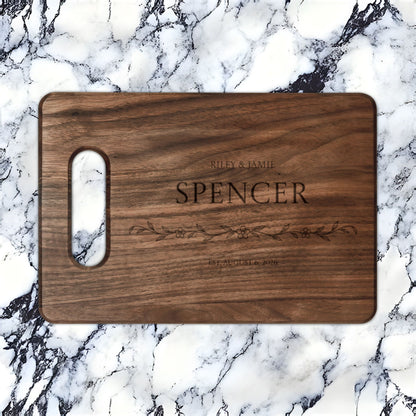Atelier Engraved Personalized Wooden Cutting Board
