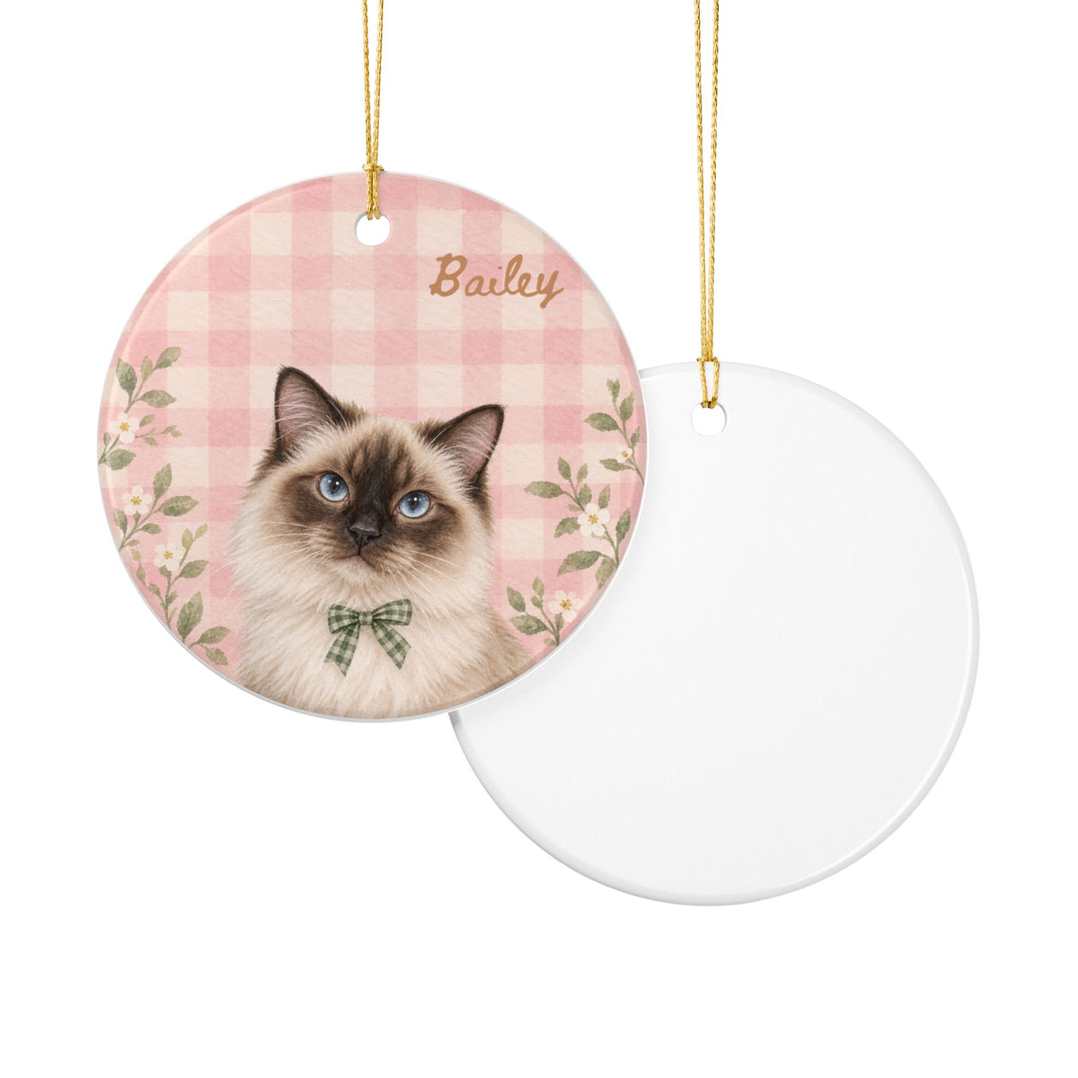 Copy of Personalized Pet Christmas Ceramic Ornament Dog & Cat Keepsake