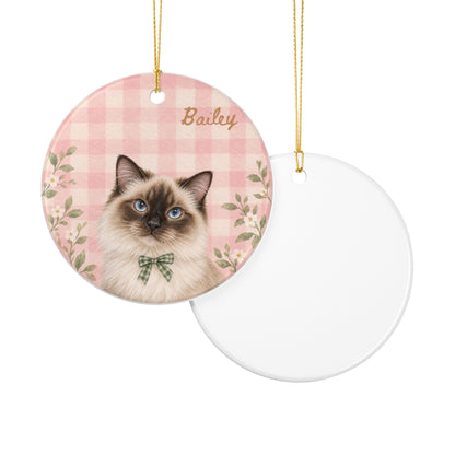Copy of Personalized Pet Christmas Ceramic Ornament Dog & Cat Keepsake