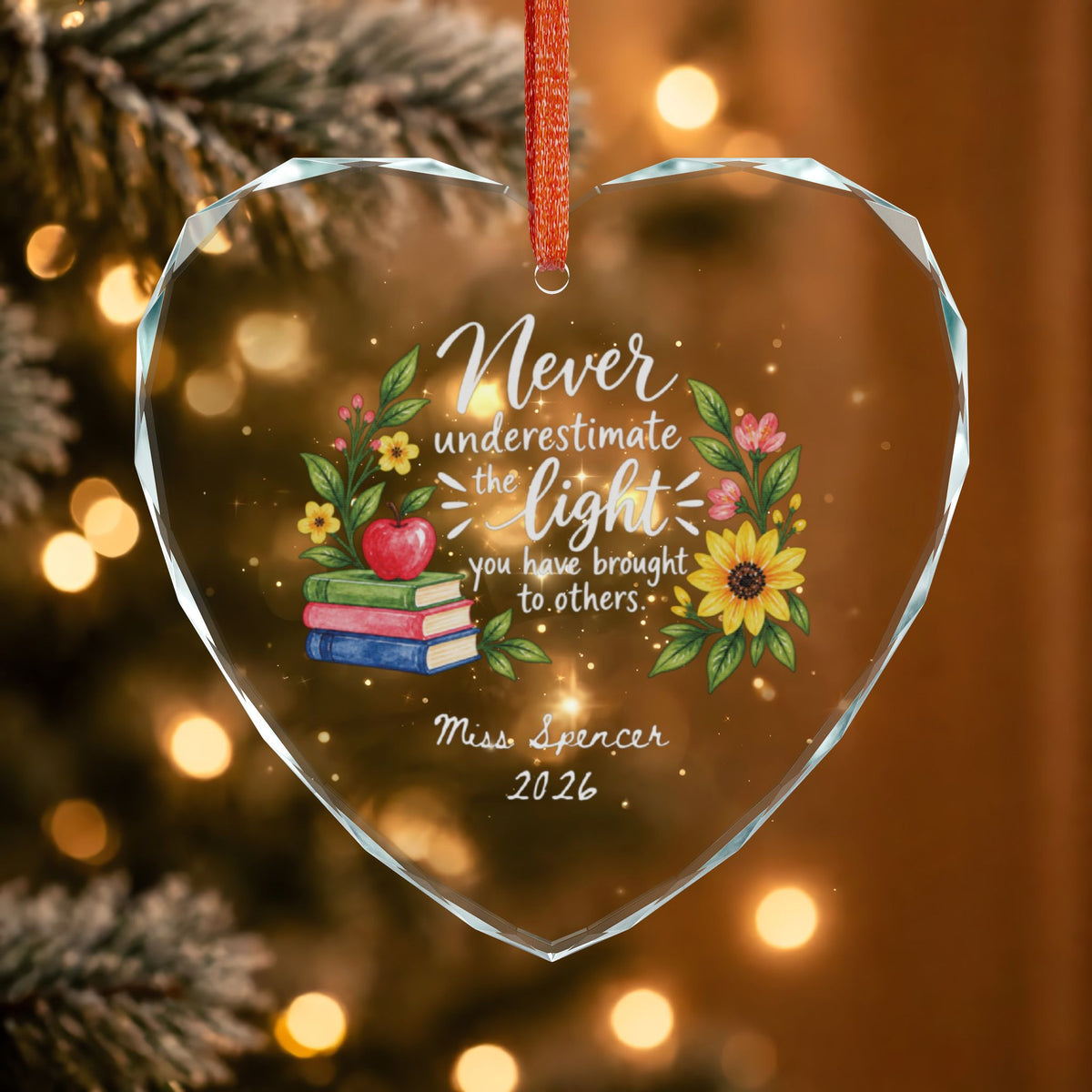 Signature Crystal Christmas Ornament